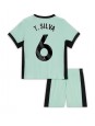 Chelsea Thiago Silva #6 Alternativní dres pro děti 2023-24 Krátký Rukáv (+ trenýrky)